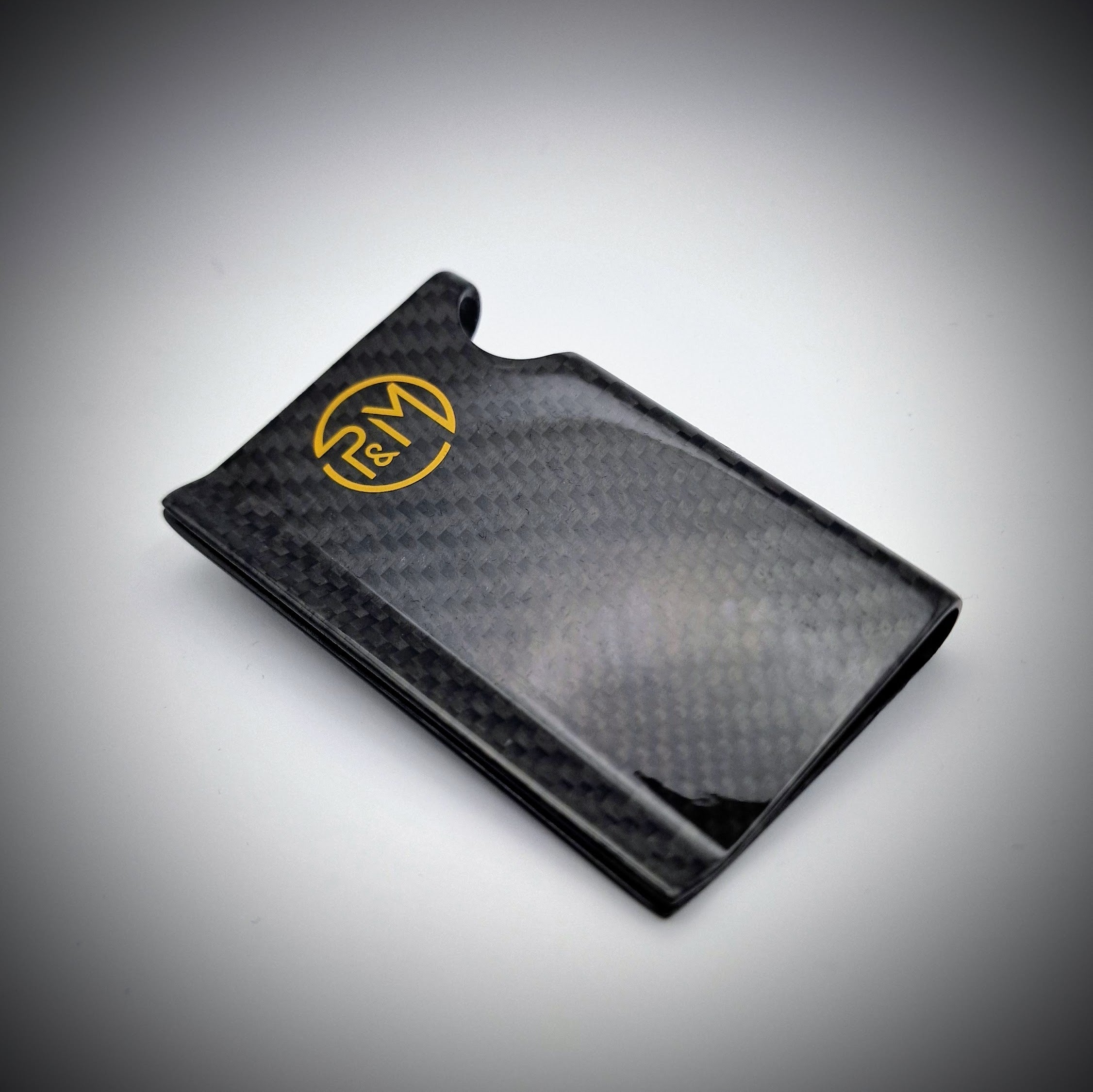 Carbon Card Holder with Money Clip
